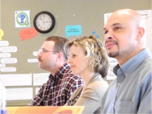 Alain Duguay, Monique Thériault and Peter Marsman