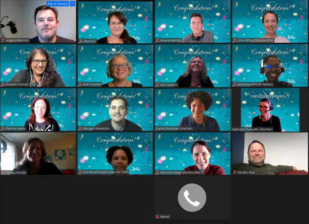 Facilitators in Zoom videoconference